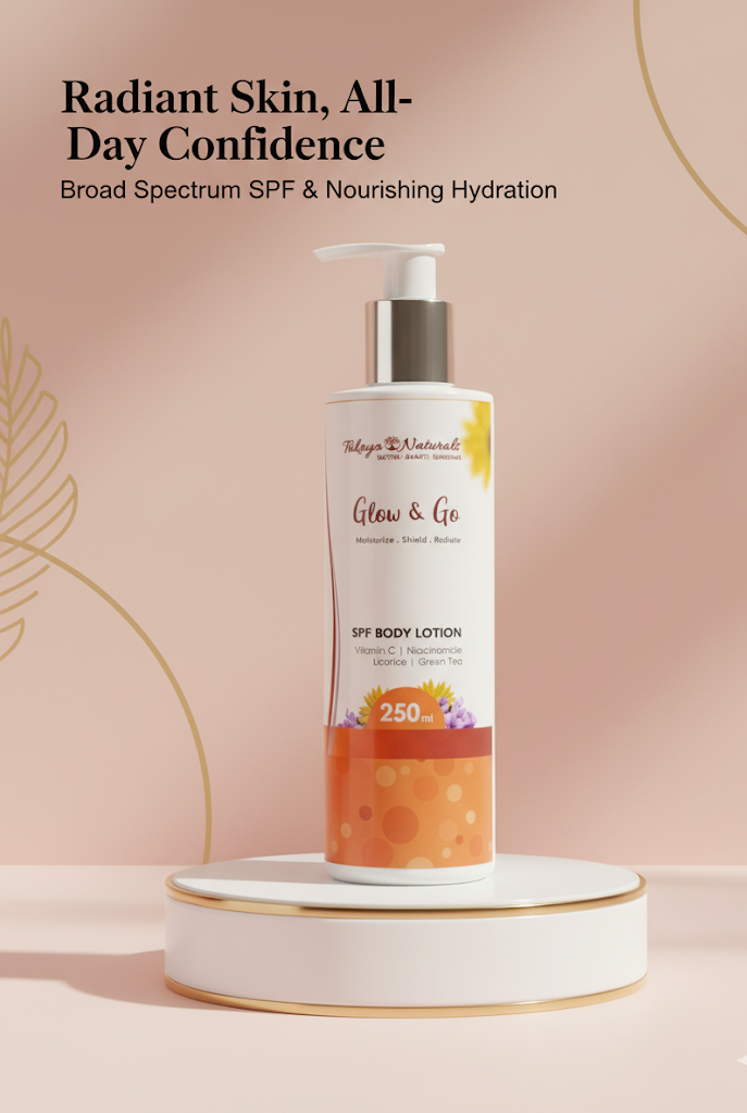 Glow N Go SPF Body Lotion for Daily Sun Protection & Hydrated Skin
