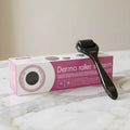 Dermaroller microneedling tool for at-home skincare and smoother-looking skin