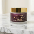 Glass Glow night cream jar for overnight skin hydration and radiant-looking skin care