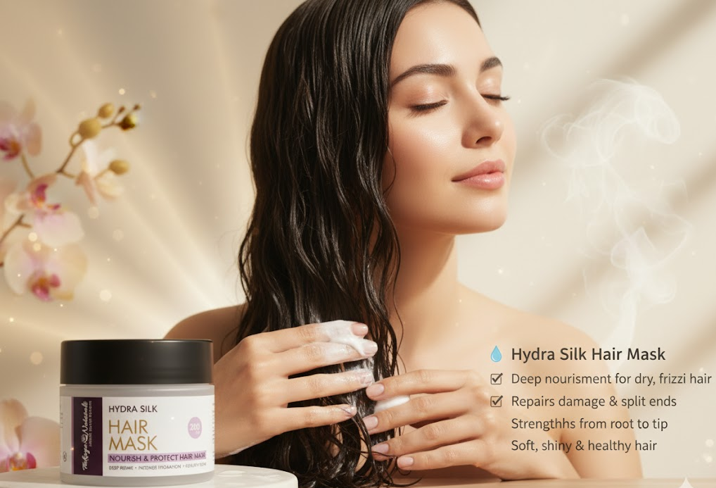 Hydra Silk Hair Mask for Deep Conditioning & Smooth, Manageable Hair