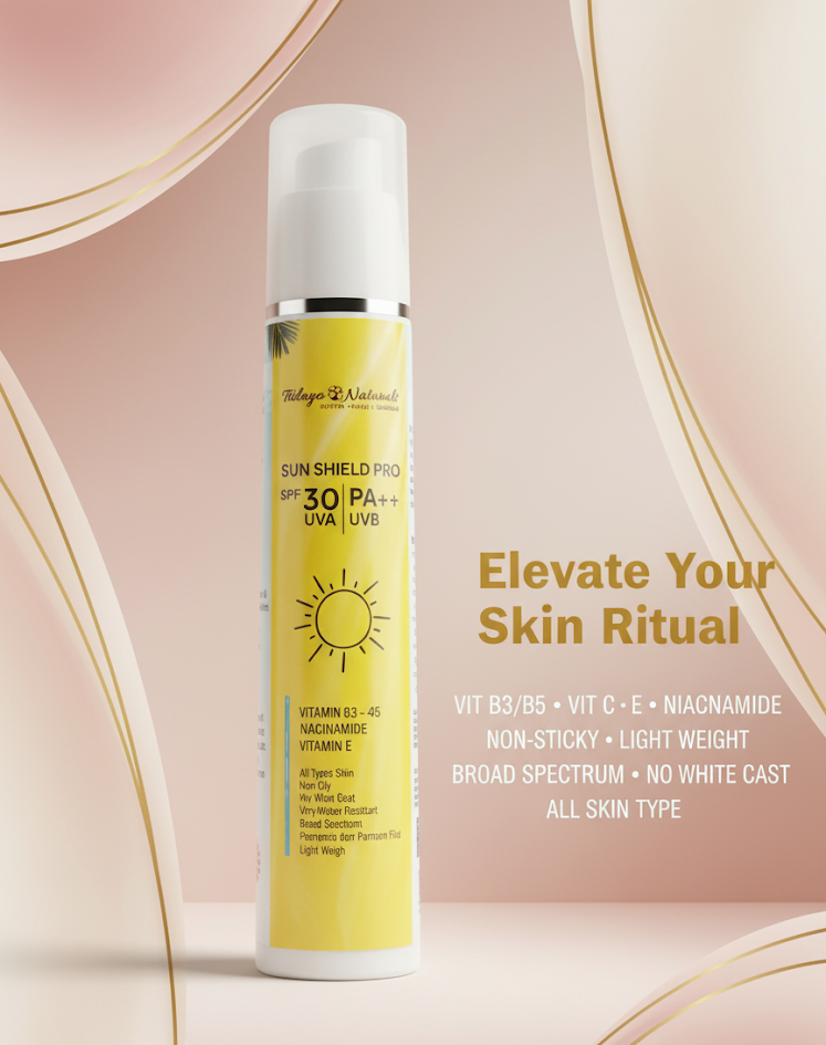 SunShield Pro SPF 30 Sunscreen | Broad Spectrum UVA UVB Protection for Daily Use