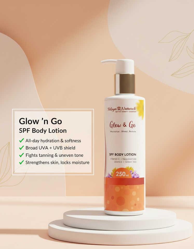 Glow N Go SPF Body Lotion for Daily Sun Protection & Hydrated Skin