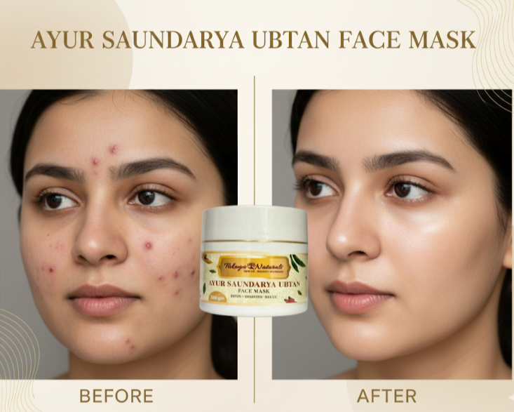 Ayur Saundarya Ubtan Face Mask for Gentle Cleansing & Natural Skin Radiance