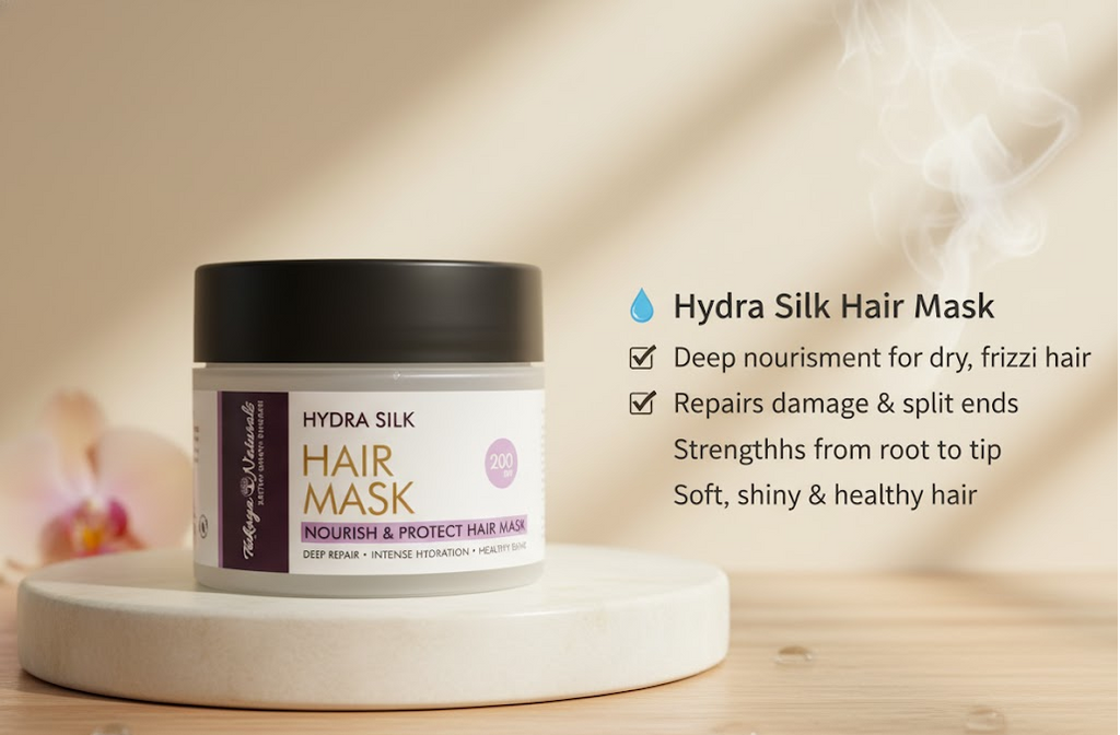 Hydra Silk Hair Mask for Deep Conditioning & Smooth, Manageable Hair
