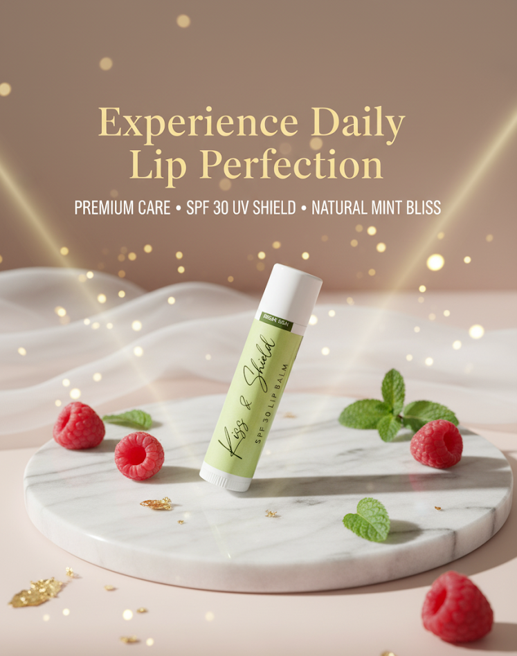 Kiss N Shield SPF Lip Balm for Daily Sun Protection & Nourished Lips