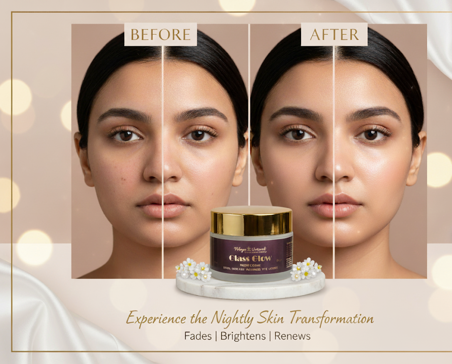 Glass Glow Night Cream for Overnight Hydration & Smooth, Radiant Skin