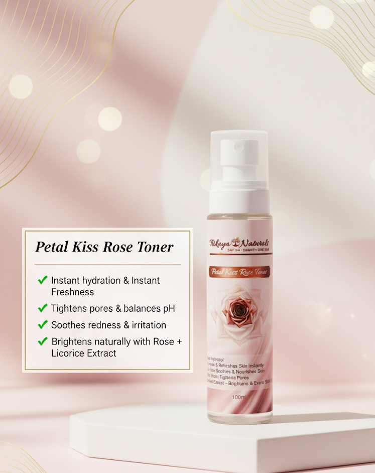 Petal Kiss Rose Toner for Hydration & Skin Refresh | Gentle Daily Face Toner